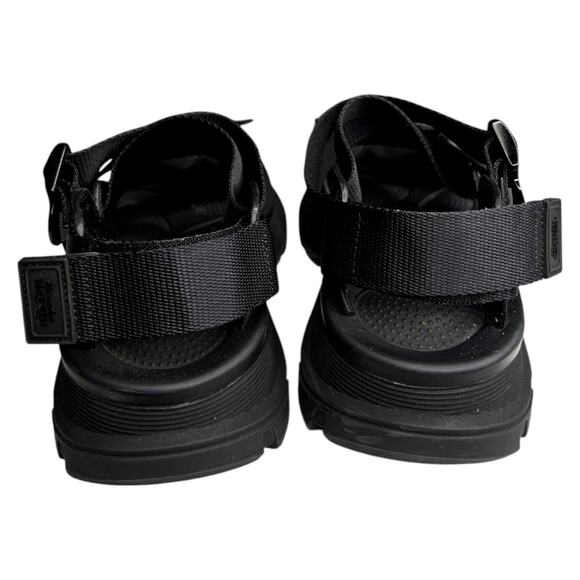 Alexander McQueen Tread Flat Sandals Size 37 Black - NWT - Picture 4 of 8